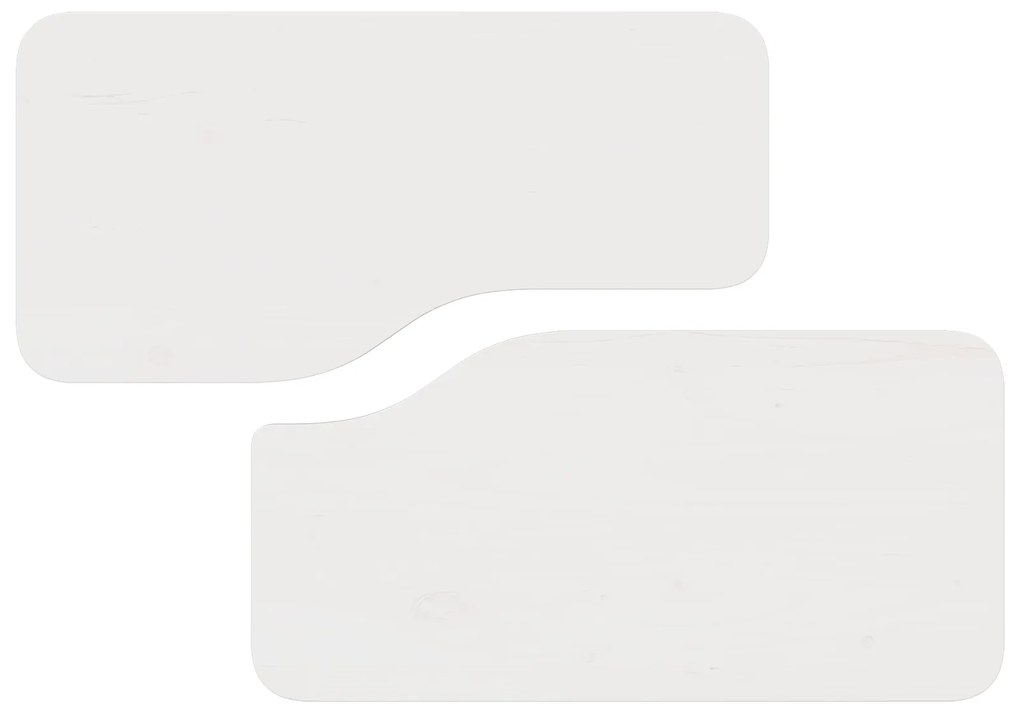 Mesa de centro 2 pcs Branco 100 x 69 x 35.5 cm