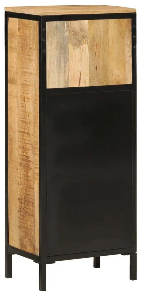 Móvel de casa de banho 40x27x90 cm mangueira maciça e ferro