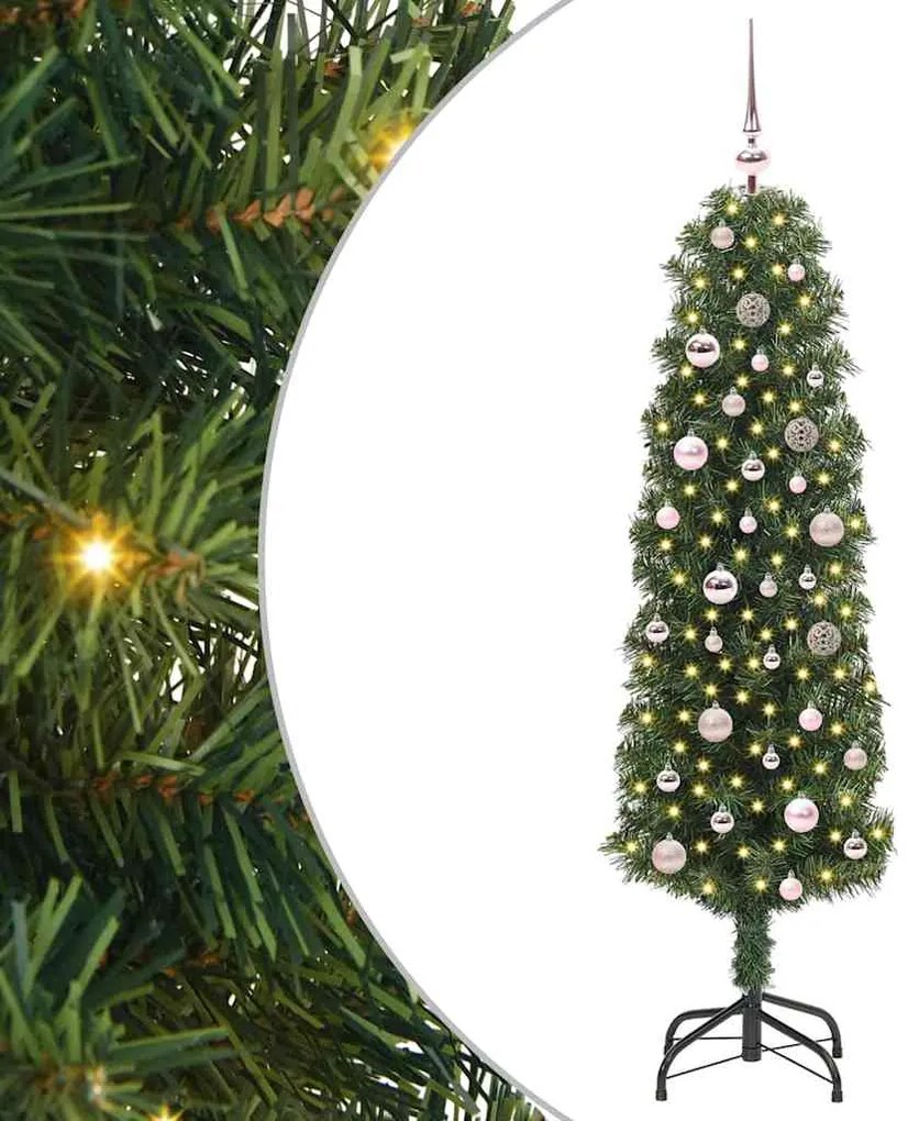 vidaXL Árvore de Natal Artificial Verde 150 cm PVC e Aço e Plástico