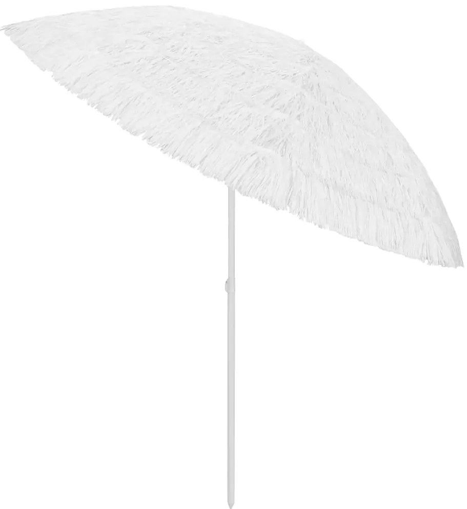 Guarda-sol de praia Hawaii 300 cm branco