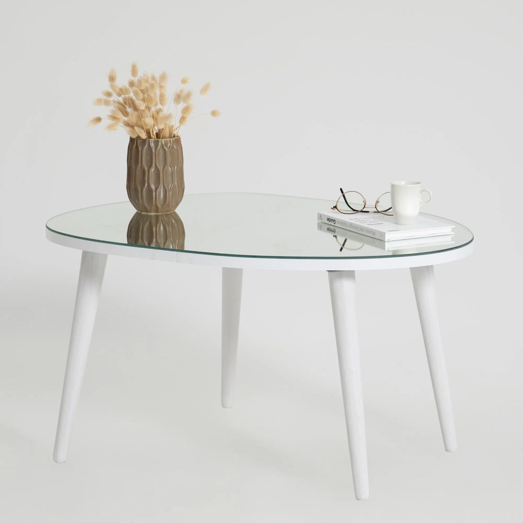 Mesa de Centro Gusto – Branco – 75 x 38 x 55 cm