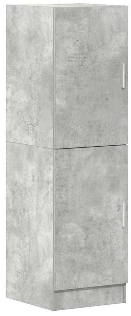 3 pcs armário de cozinha conjunto deriv. madeira cinza cimento