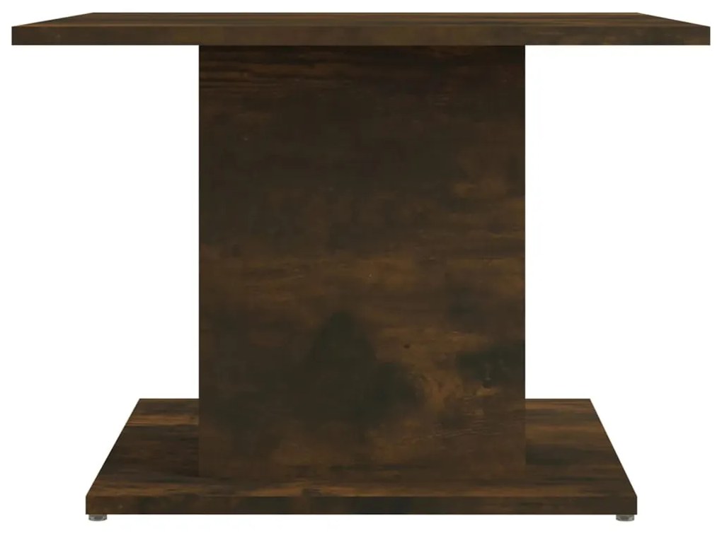 Mesa de centro 55,5x55,5x40cm derivados madeira carvalho fumado