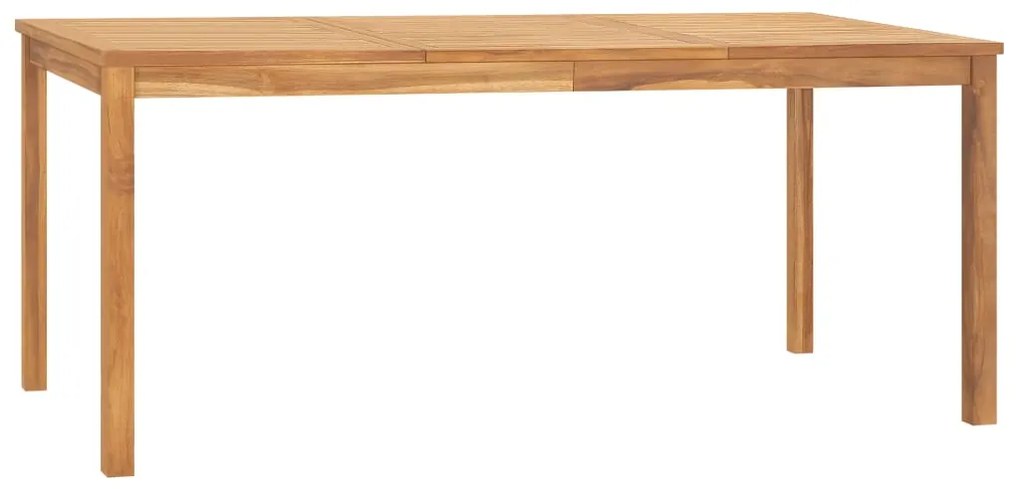 5 pcs conjunto de jantar p/ jardim madeira de teca maciça