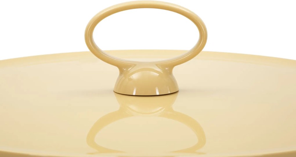 MESA DE APOIO IRIS Ø 44X43 CM CREME