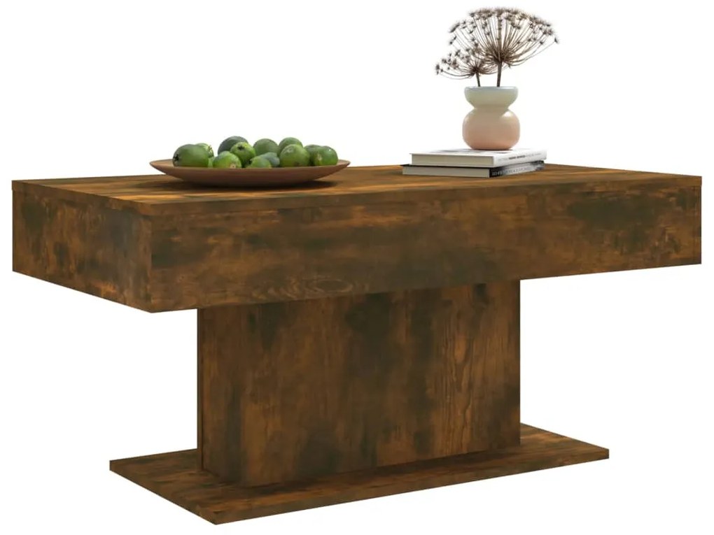 Mesa de centro 96x50x45 cm derivados de madeira carvalho fumado
