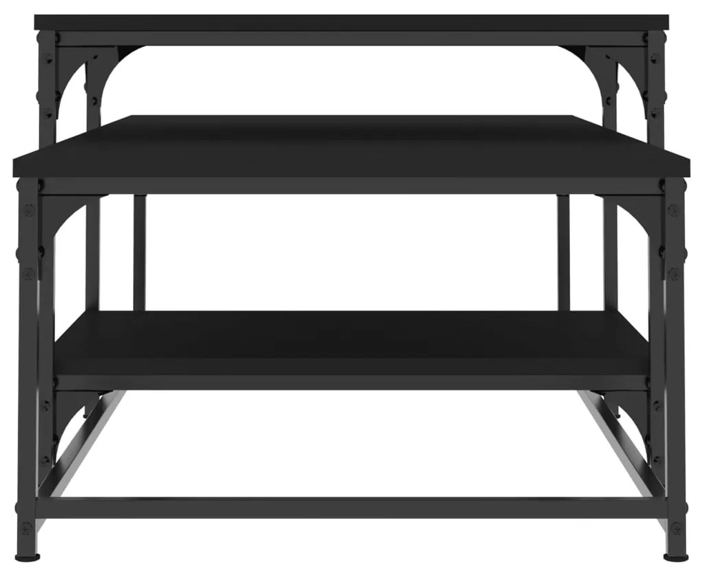 Mesa de centro 102x60x45 cm derivados de madeira preto