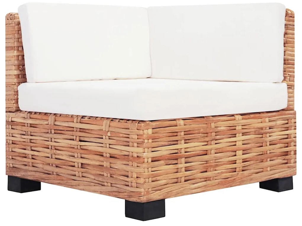 Conjunto de sofás 27 pcs vime genuíno