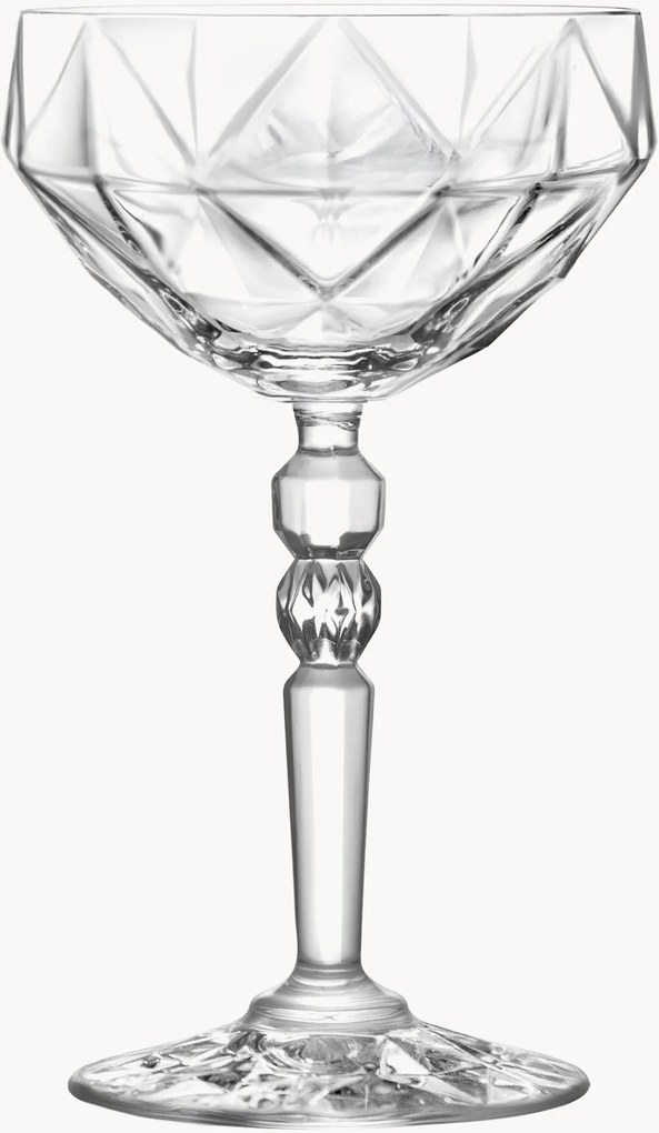 Taças de champanhe em cristal Alkemist, conjunto de 6