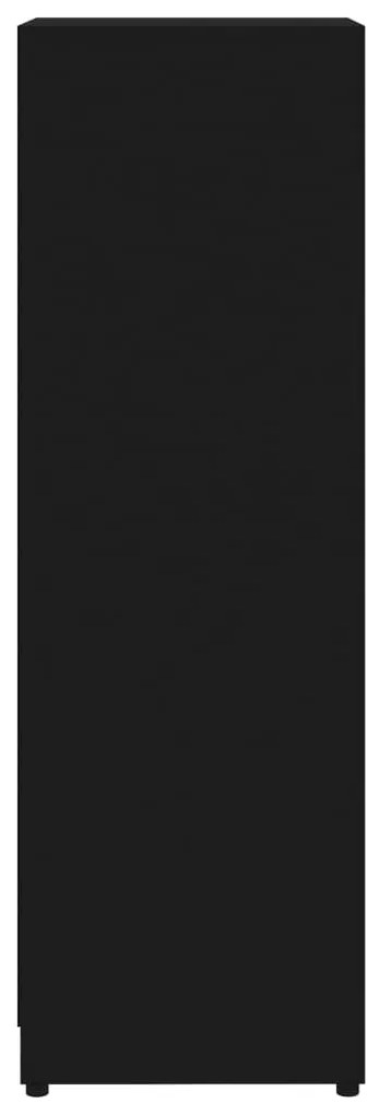 Armário de casa de banho derivados de madeira preto