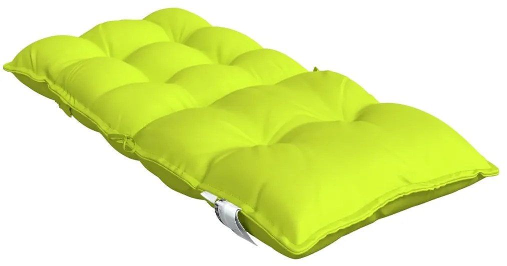 Almofadões cadeira encosto baixo 4 pcs oxford verde brilhante