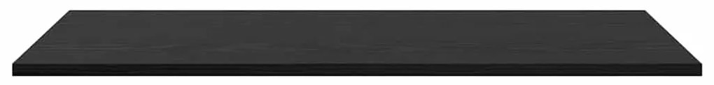 Prancha de Estante para Livros 4 pcs Preto 100 x 40 x 1.5cm