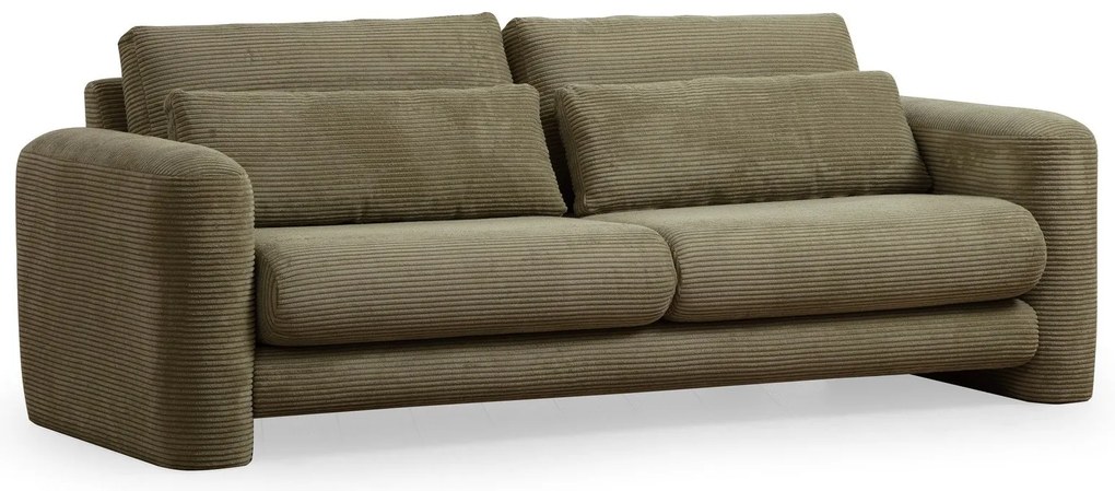 Sofá de 3 lugares Lily – Verde – 215x97x73 cm