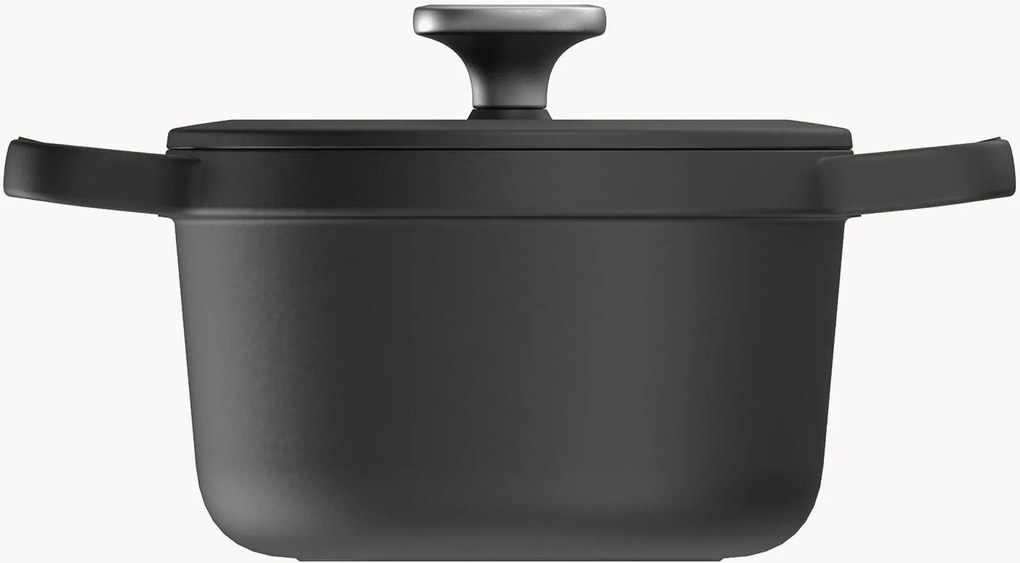 Panela de ferro fundido com tampa Graphite