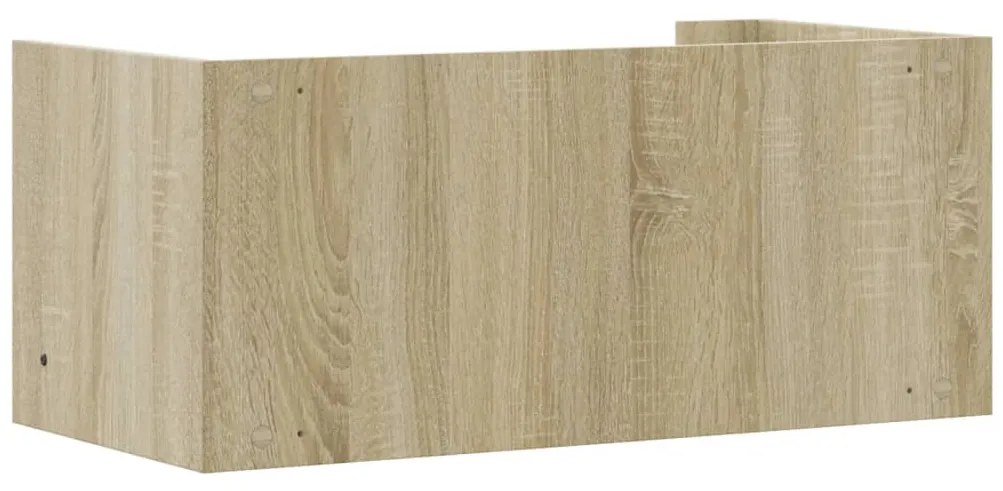 Prateleira parede 70,5x35x30,5cm deriv. madeira carvalho sonoma