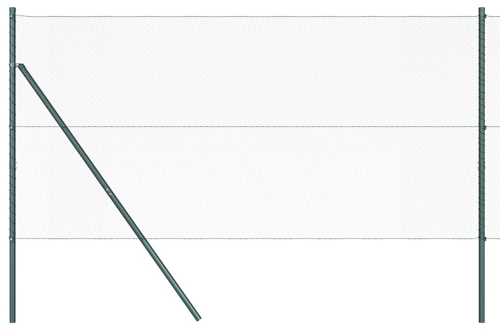 Cerca Hexagonal vidaXL Cinza 1,2x50 m Aço