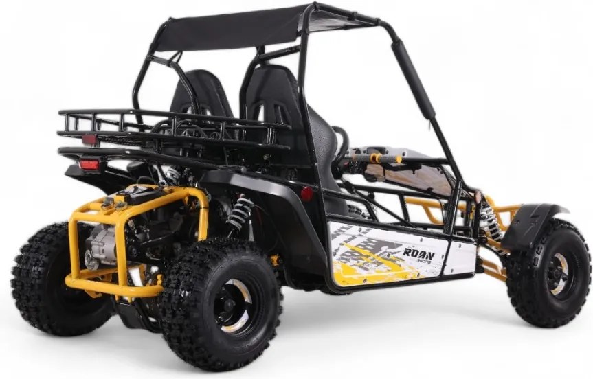 Buggy gasolina para crianças 200cc Triton 200 R8 Amarelo