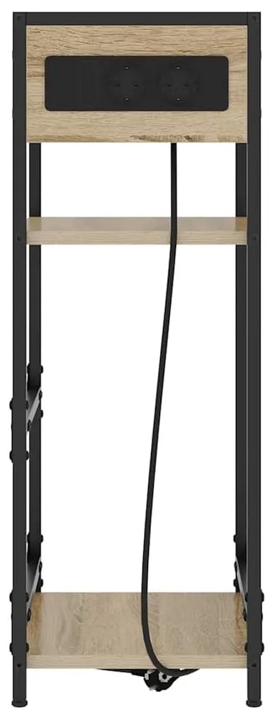 Armário de Cabeceira com gaveta Carvalho sonoma 40 x 27 x 76 cm