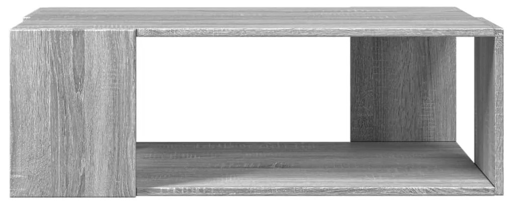 Mesa de centro 89,5x48x30 cm derivados madeira cinzento sonoma