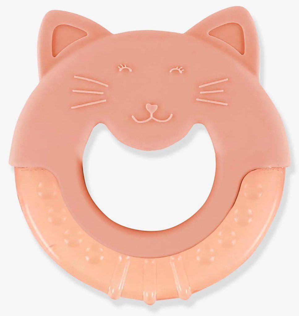 Anel de dentição refrigerante rosa