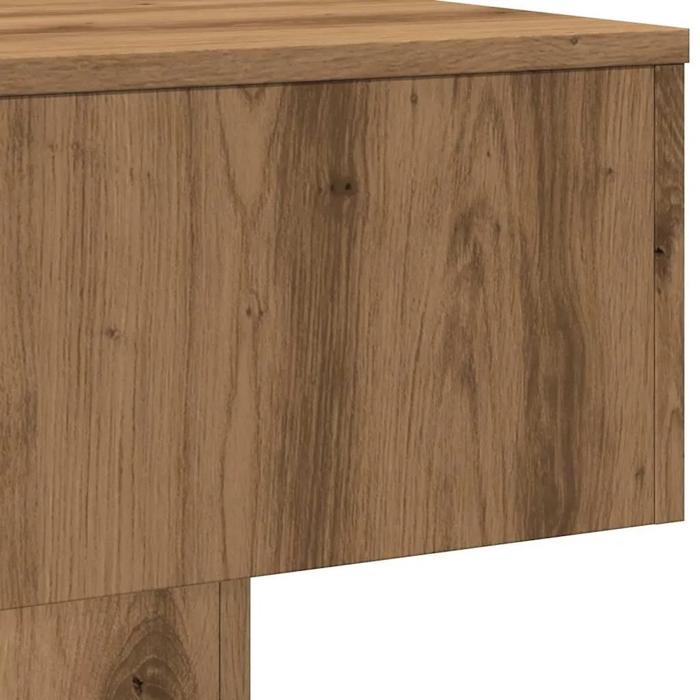 Mesa de centro 60x60x31,5cm derivados madeira carvalho castanho