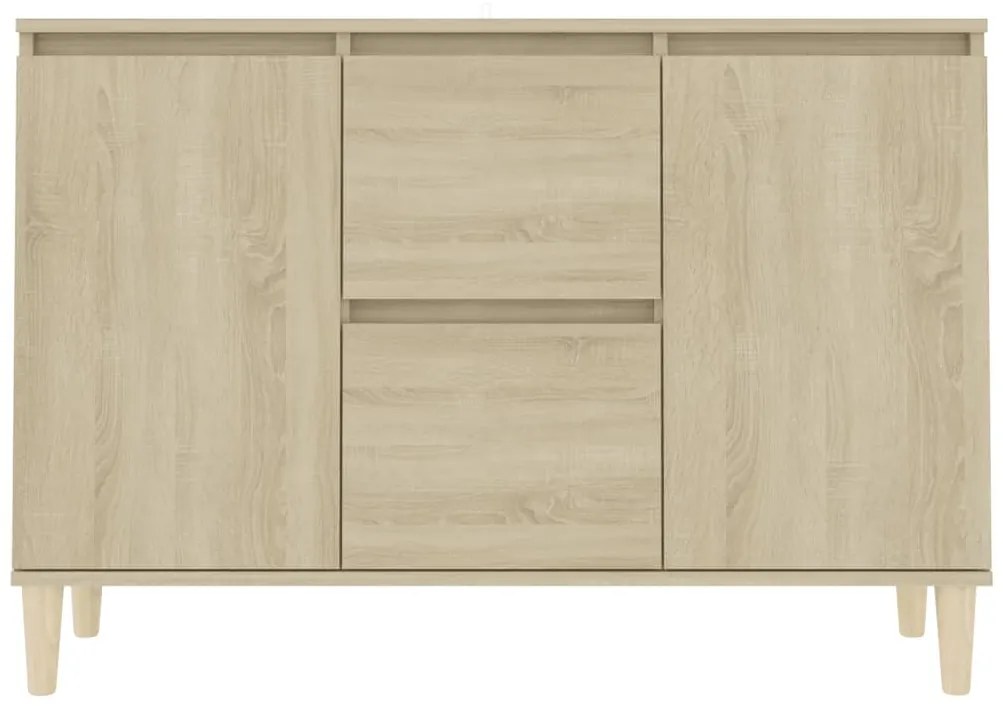 Aparador 101x35x70 cm derivados de madeira cor carvalho sonoma