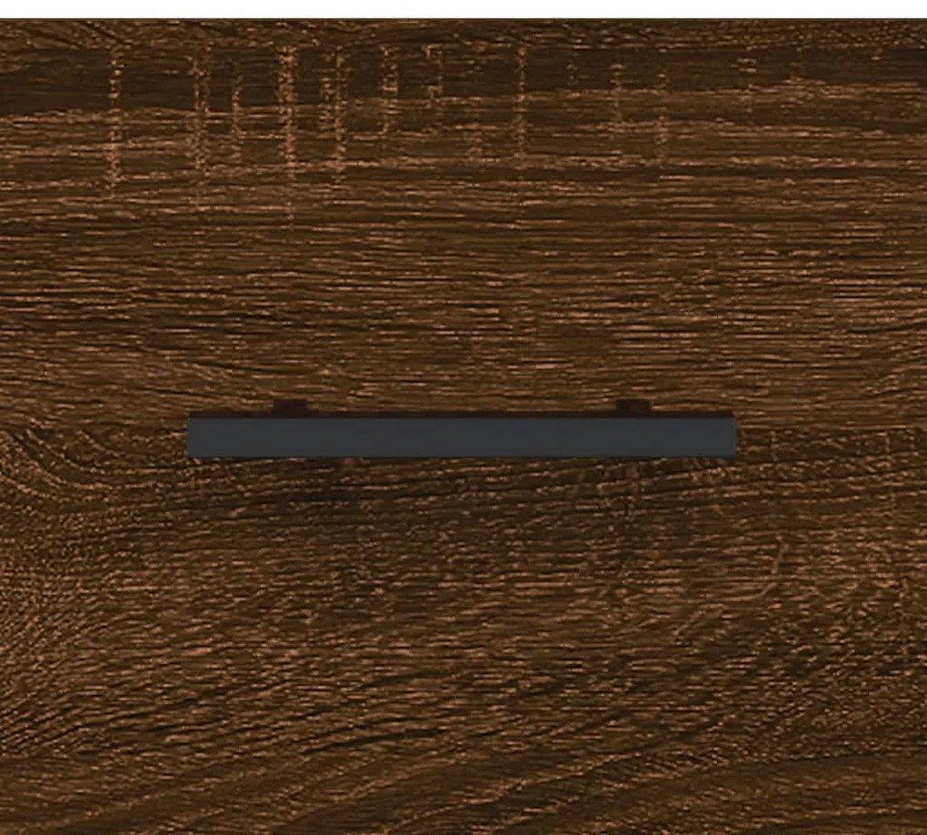 Mesa de cabeceira 2 pcs derivados de madeira carvalho castanho