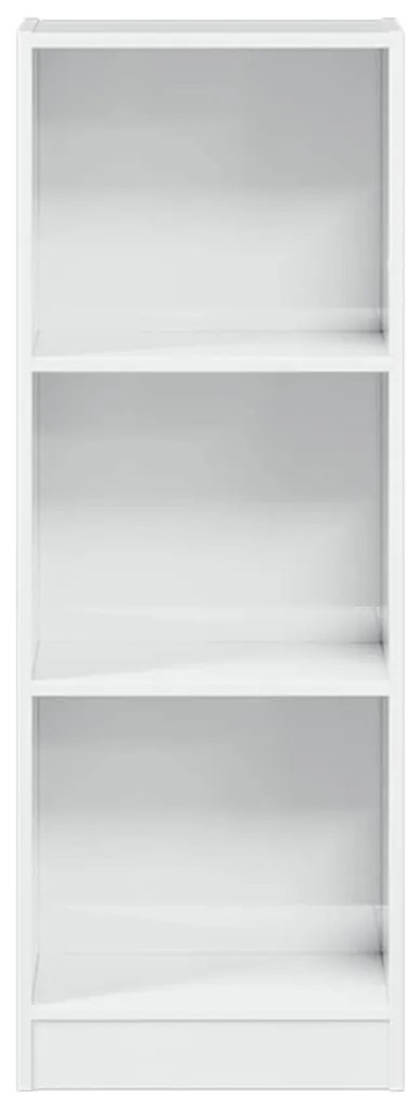 Estante 40x24x109 cm derivados de madeira branco brilhante