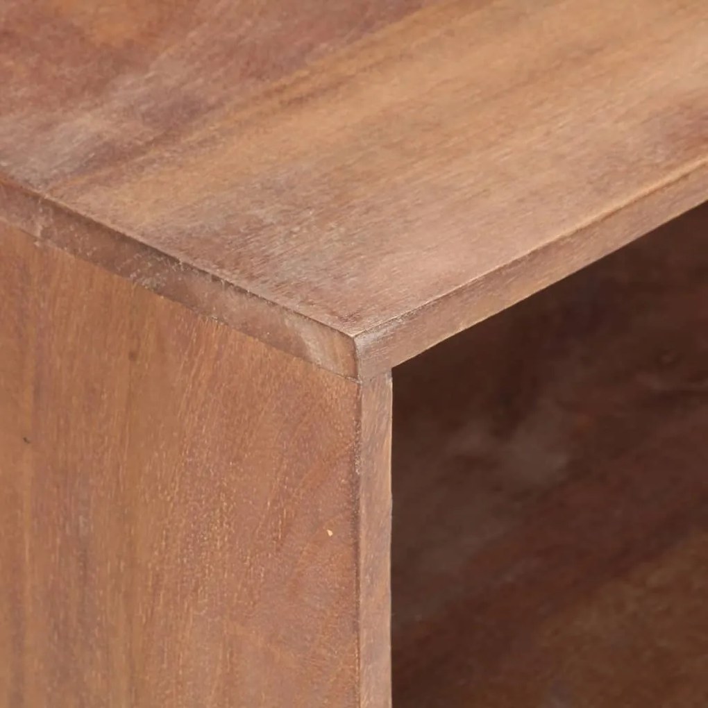 Mesa de cabeceira 40x30x50 cm madeira de mangueira maciça