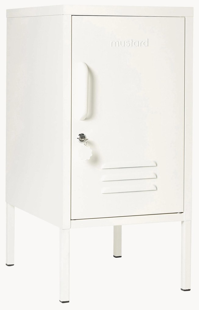 Mesa de cabeceira em metal com dobradiças à esquerda ou à direita The Shorty