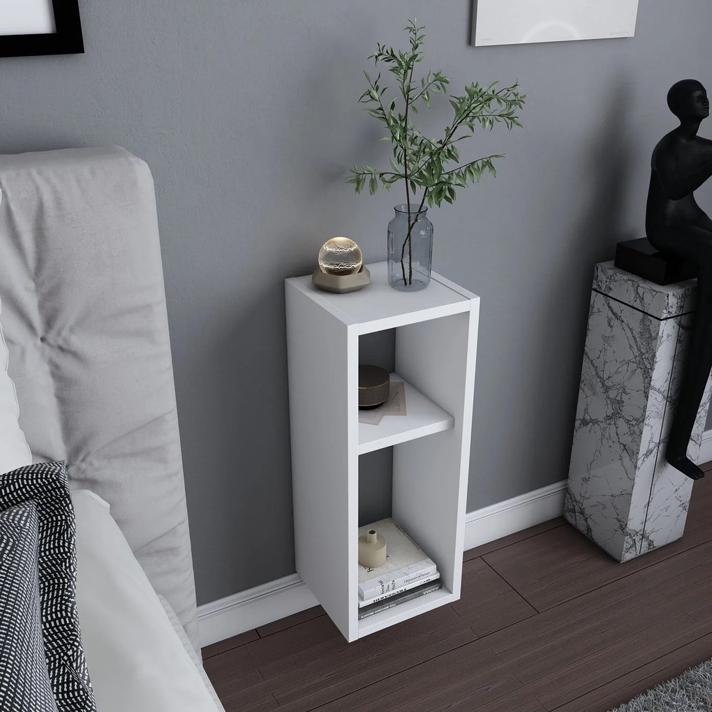Mesa de Cabeceira Sault – Branco – 23,2 cm x 22 cm x 59,6 cm
