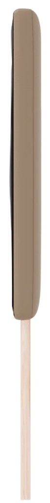 Cabeceira vidaXL Design Simples Cappuccino 200 cm em Couro Sintético