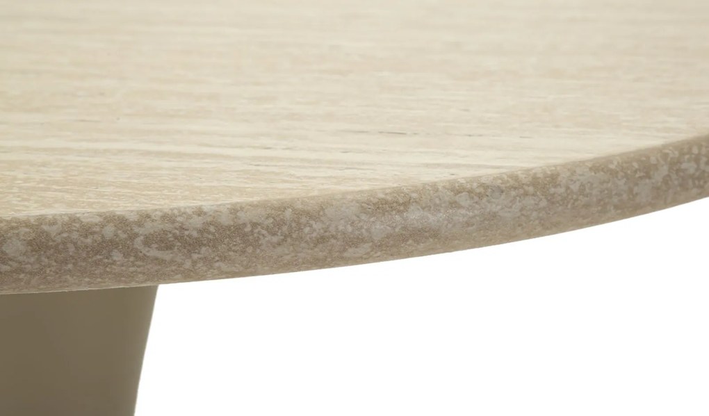 MESA BAR ALASKA Ø 60 X 106 CM EM MDF e FERRO CREME