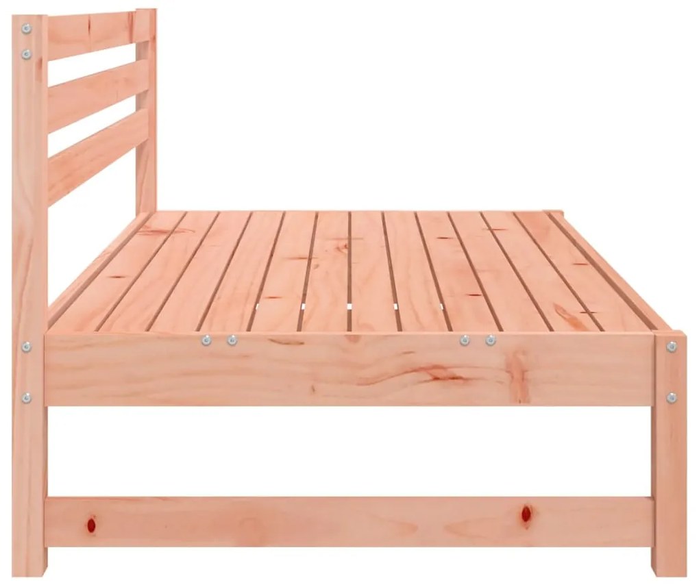 Sofás de centro para jardim 2 pcs 120x80 cm douglas maciça