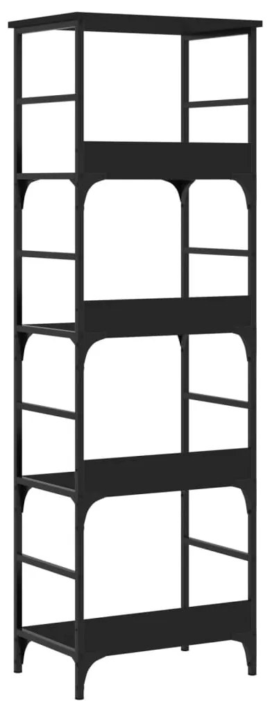 Estante 50x33x153 cm derivados de madeira preto