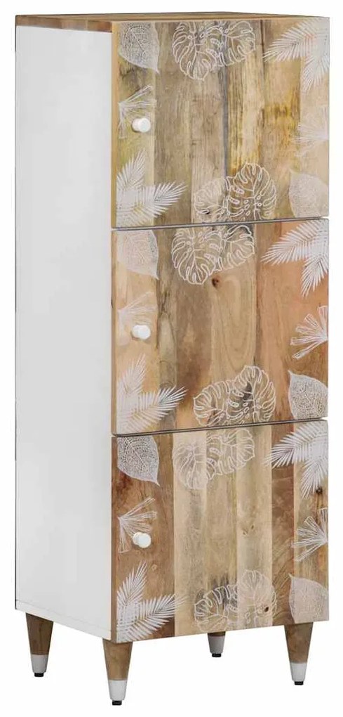 vidaXL Aparador alto 40x33,5x110 cm madeira de mangueira maciça