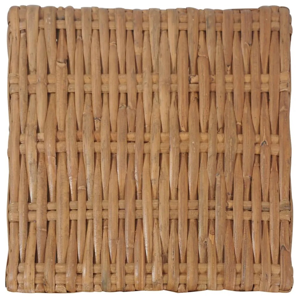 Mesa de centro 47x47x28 cm vime natural