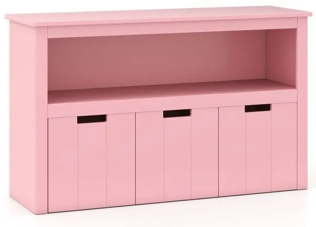 Organizador de armazenamento de brinquedos infantis com 3 gavetas removíveis