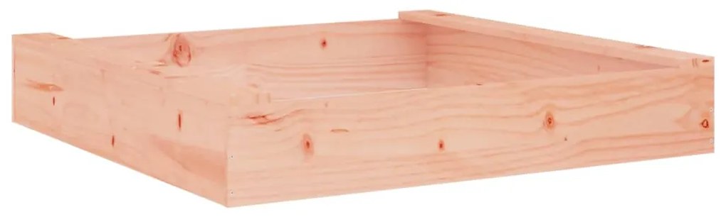Caixa de areia quadrada com assentos madeira de douglas maciça