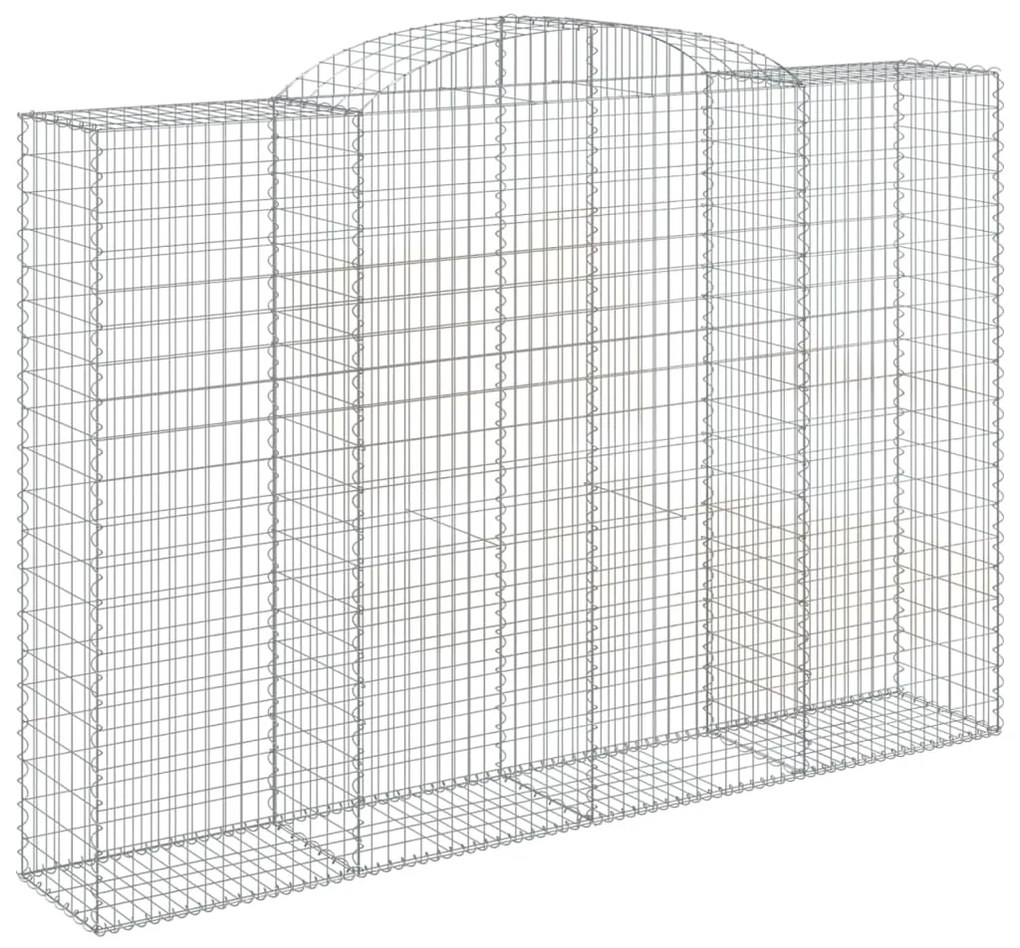 Cestos gabião arqueados 13 pcs 300x50x200/220 ferro galvanizado