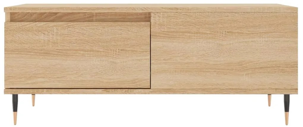 Mesa de centro 90x50x36,5 cm derivados madeira carvalho sonoma