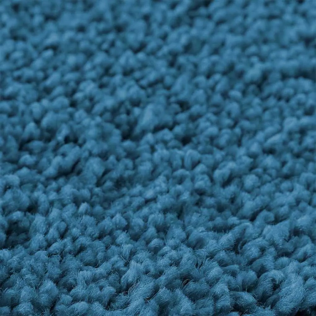 Conjunto de Tapetes de Banho de 2 Peças vidaXL Azul Polipropileno Anti