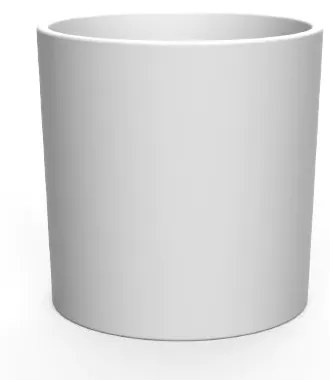 Vaso de flores colorido Polietileno CASA, JARDIM, RESTAURANTE, BAR HORTENSIA 40 (ø40x40 cm) - Branco