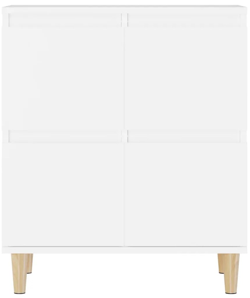 Aparadores 2 pcs 60x35x70 cm derivados de madeira branco