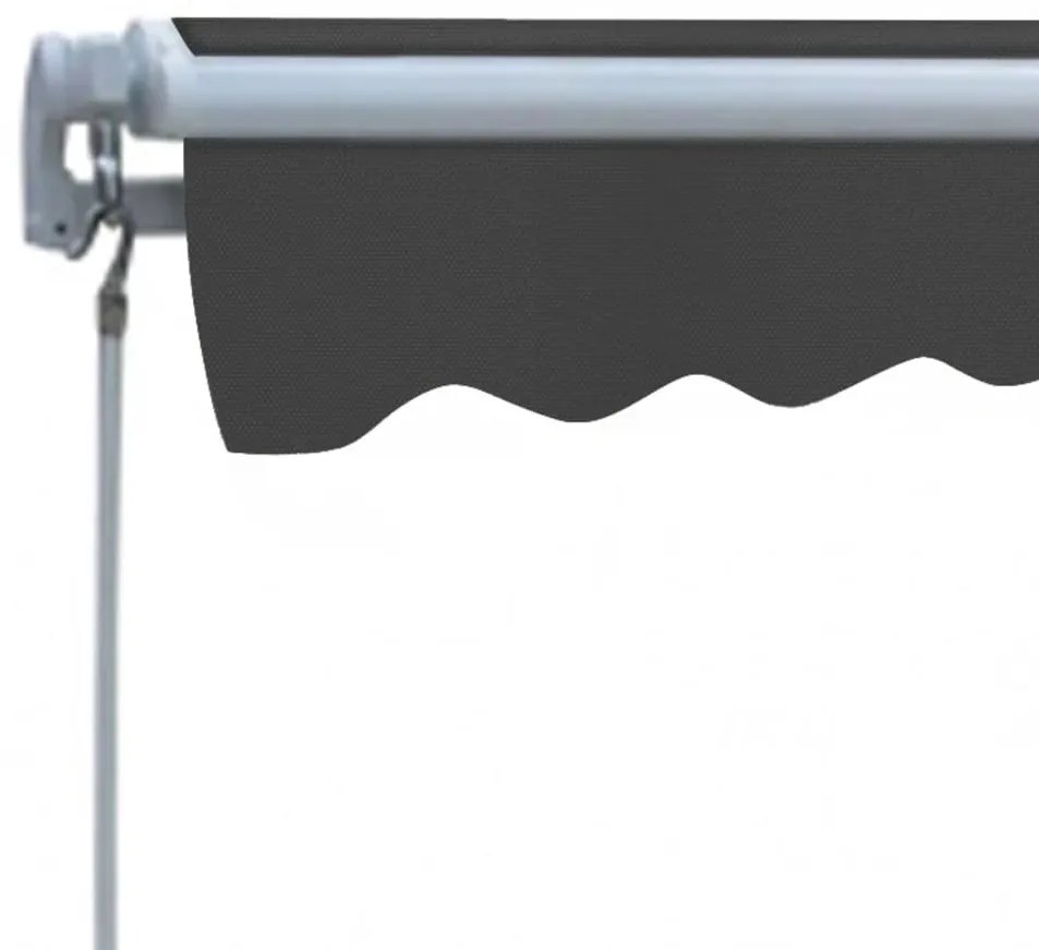 Toldo dobrável manual 300 cm antracite