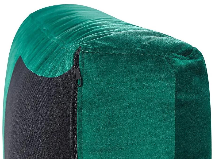 Sofá circular de 7 lugares em veludo verde ROTUNDE Beliani