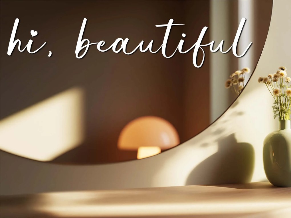 Autocolante para espelho S20 – Hi, beautiful