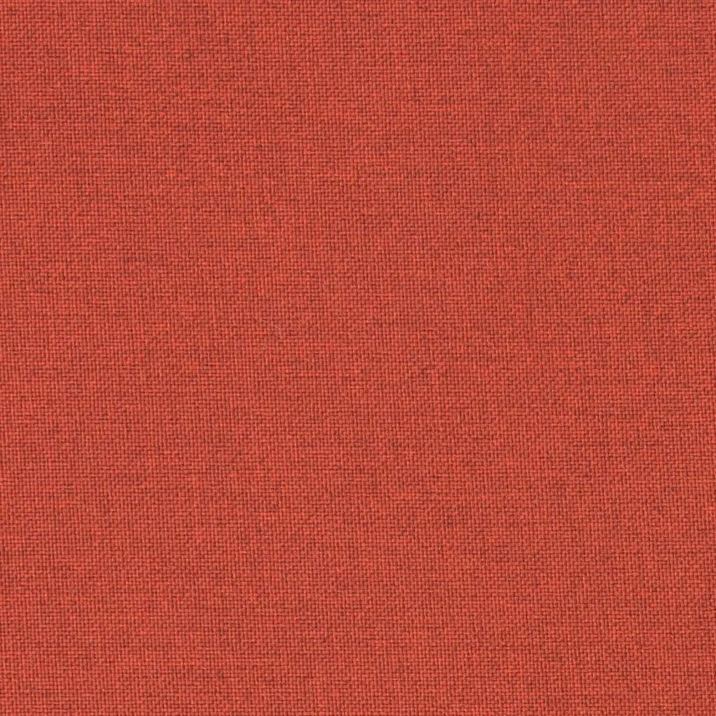 Almofadões cadeiras altas 6 pcs mesclado tecido vermelho