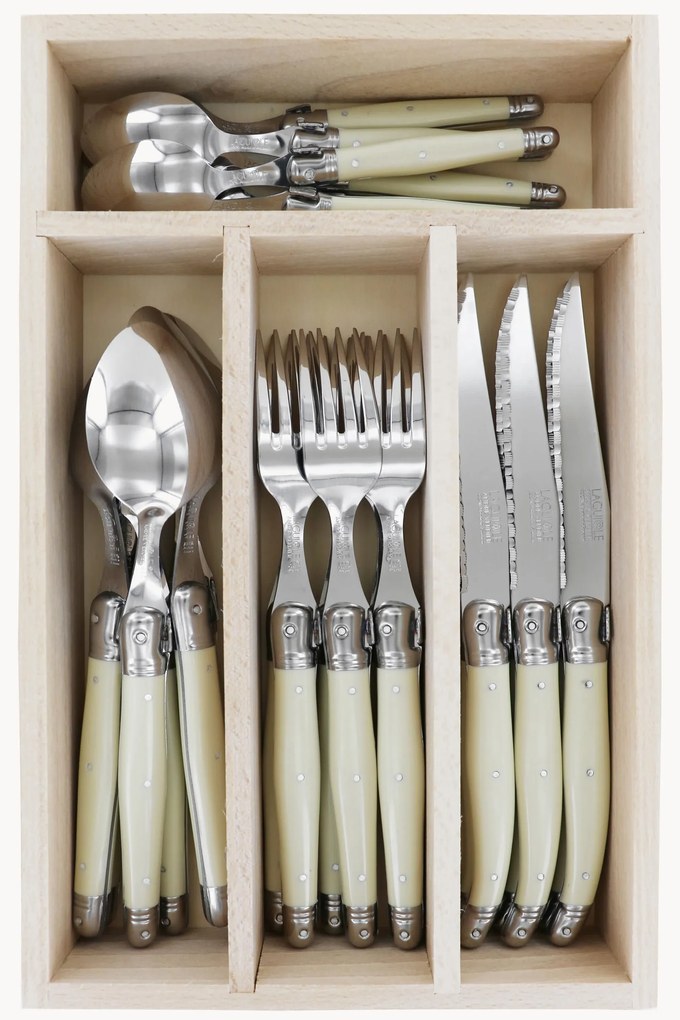 Conjunto de talheres polidos Debutant, 6 pessoas, conjunto de 24