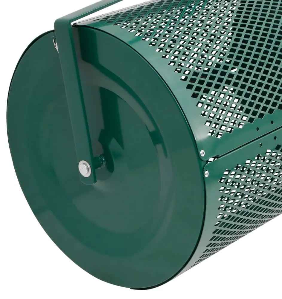 Distribuidor de adubo Ø40x60 cm aço verde